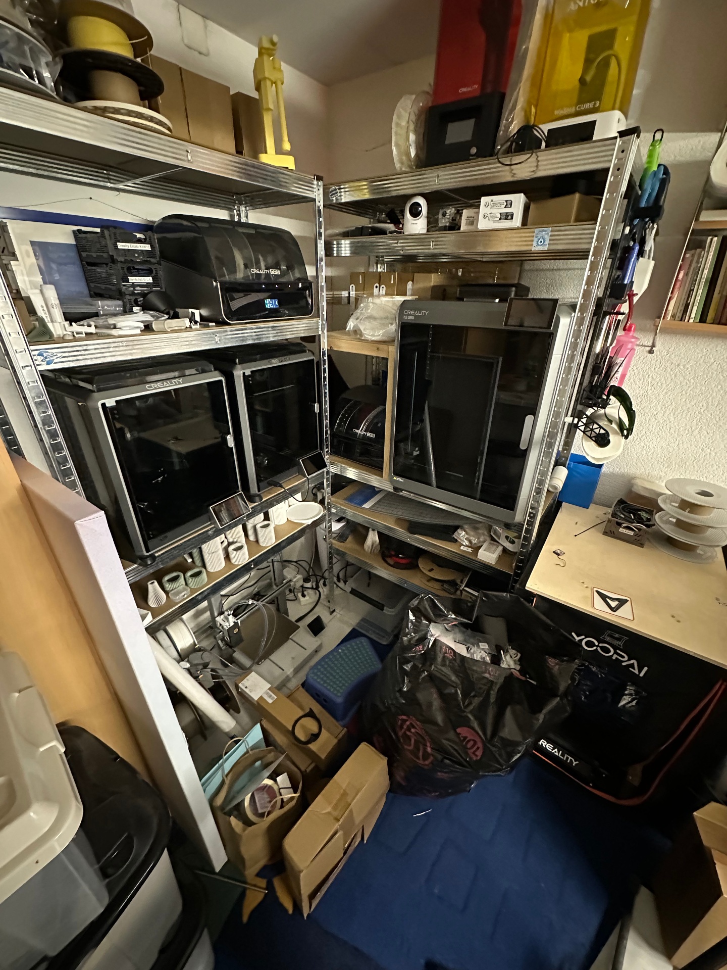 Unsere Werkstatt mit 3D-Druckern